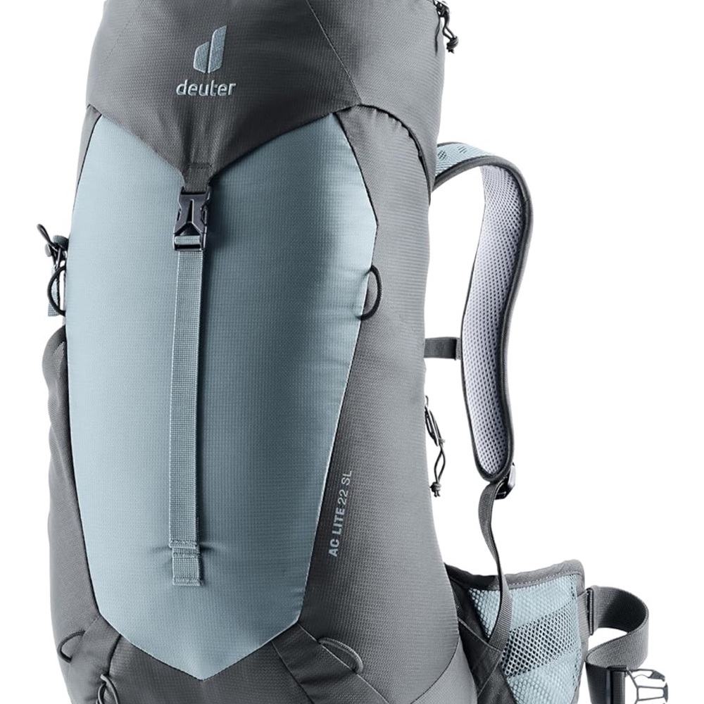 Gray and Blue Men's Backpack Deuter Women's AC Lite 22 SL, Shale-Graphite, 22L